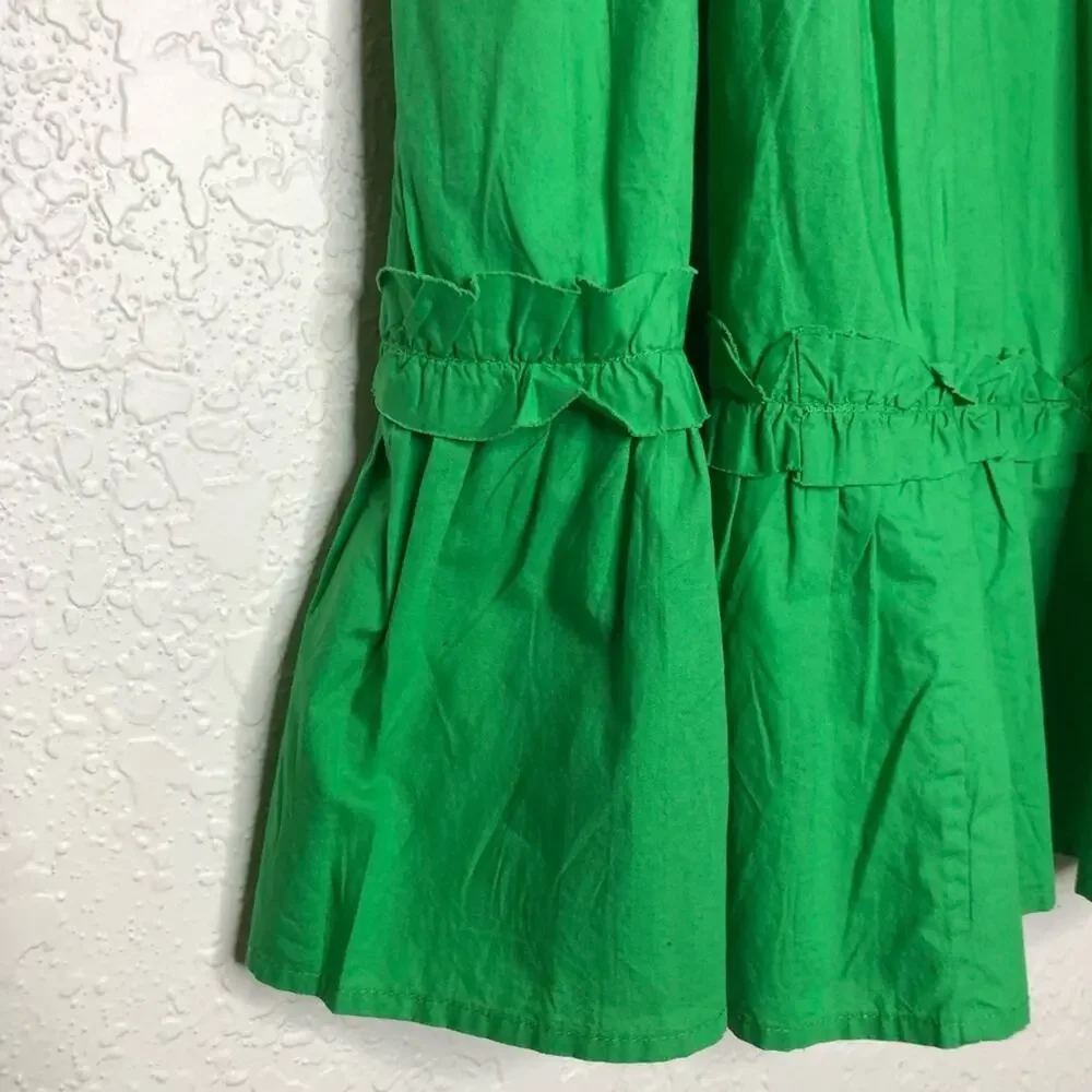 House of Harlow 1960 kelly green ruffle trim dress size Small NWT